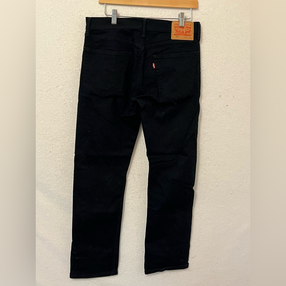 Levi's Men's Black 505 Jeans 32 x 32